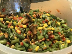 Sommerlicher Eierschwammerl Fisolensalat